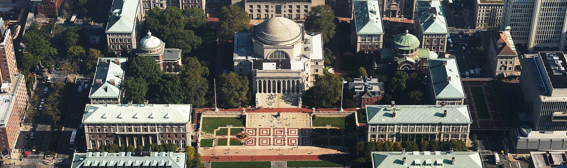 aerial view of Morningside campus